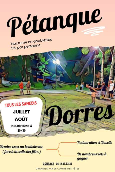 CONCOURS DE PÉTANQUE - DORRES