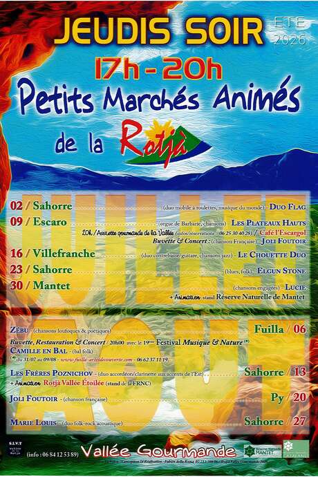 PETIT MARCHÉ ANIMÉ DE LA ROTJA