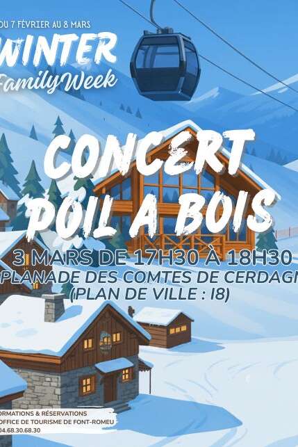 WINTER FAMILY WEEK - CONCERT POIL À BOIS