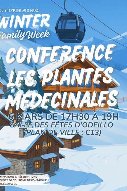 WINTER FAMILY WEEK - CONFÉRENCE : LES PLANTES MÉDICINALES