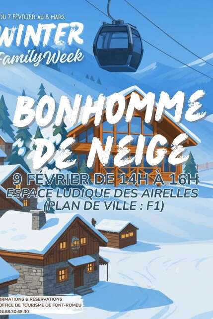 WINTER FAMILY WEEK - CONCOURS DE BONHOMME DE NEIGE