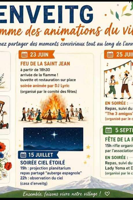 FÊTE DU VILLAGE - ENVEITG