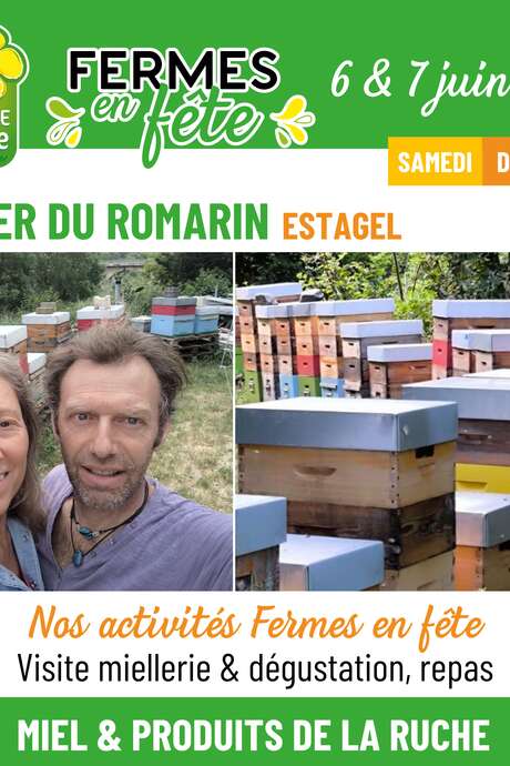 FERMES EN FÊTE AU RUCHER DU ROMARIN