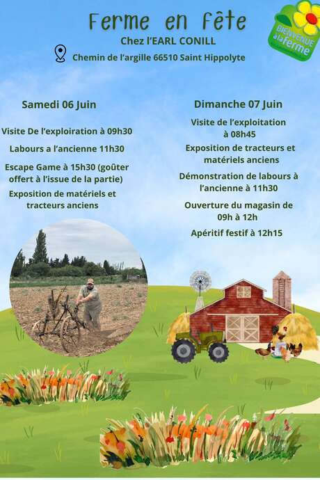 FERMES EN FETE CHEZ EARL CONILL