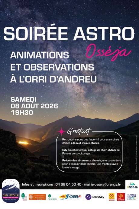 SOIRÉ ASTRO - OSSÉJA