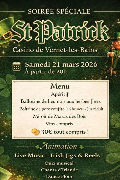 SOIRÉE SAINT PATRICK