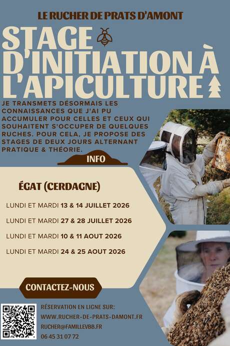 STAGE APICULTURE - INITIATION À L'APICULTURE