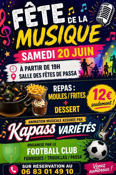 FÊTE DE LA MUSIQUE À PASSA