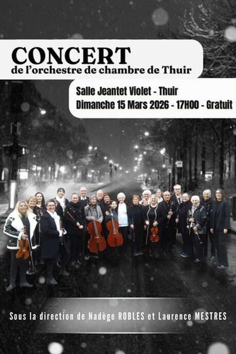 CONCERT ORCHESTRE DE CHAMBRE