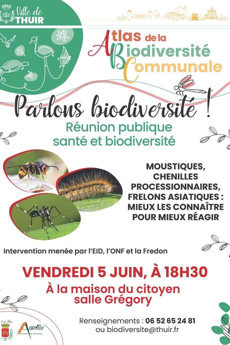 ATLAS DE LA BIODIVERSITÉ COMMUNALE - RÉUNION PUBLIQUE