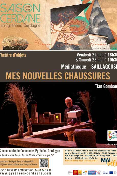 SAISON CERDANE - THÉÂTRE D'OBJETS: MAS NOUVELLES CHAUSSURES - TIAN GOMBAU