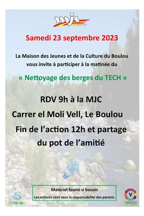 « NETTOYAGE DES BERGES DU TECH »