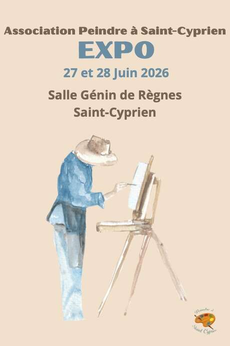 EXPOSITION PAR L'ASSOCIATION "PEINDRE A SAINT-CYPRIEN"