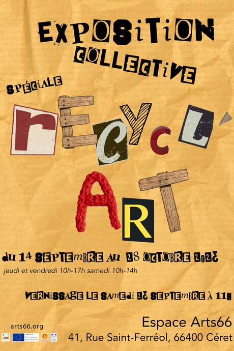« RECYCL’ART » EXPOSITION COLLECTIVE D’ARTISTES