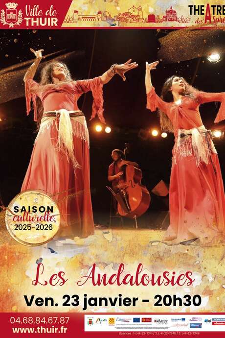 THÉÂTRE DES ASPRES -SAISON CULTURELLE 25/26 : LES ANDALOUSIES