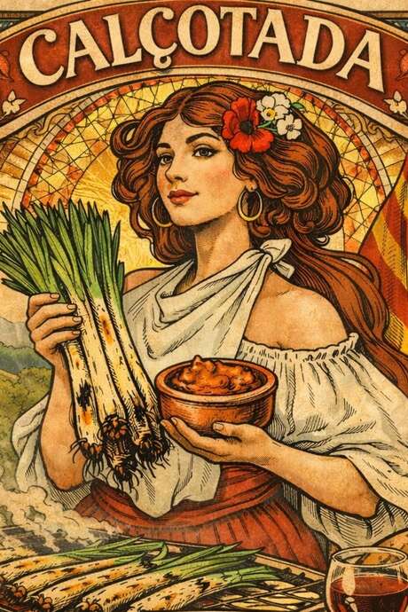 CALÇOTADA AU CHÂTEAU CAP DE FOUSTE