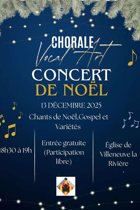 CONCERT DE NOËL VILLENEUVE-LA-RIVIERE