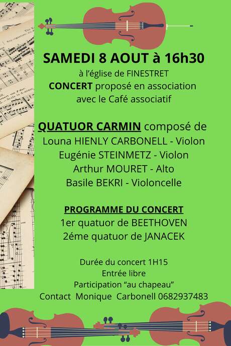 CONCERT À FINESTRET
