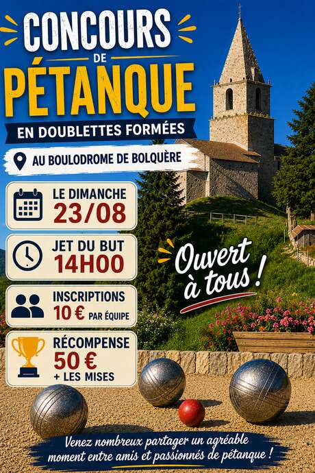 CONCOURS PÉTANQUE