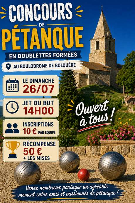 CONCOURS PÉTANQUE