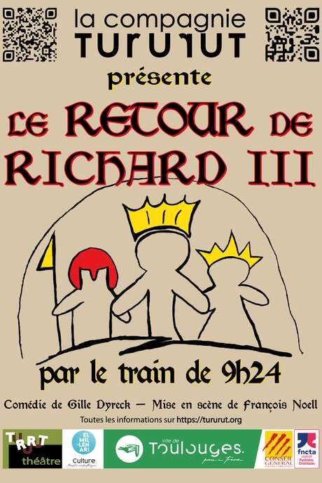 PIÈCE DE THÉÂTRE "LE RETOUR DE RICHARD III PAR LE TRAIN DE 09H24"