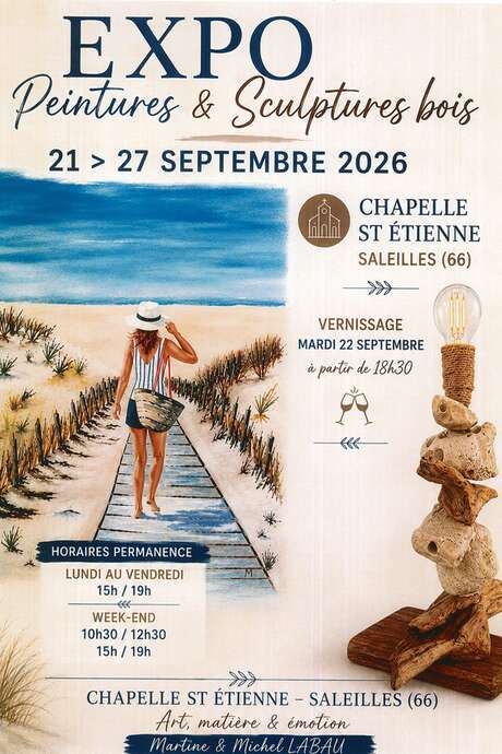 EXPO PEINTURES & SCULPTURES BOIS