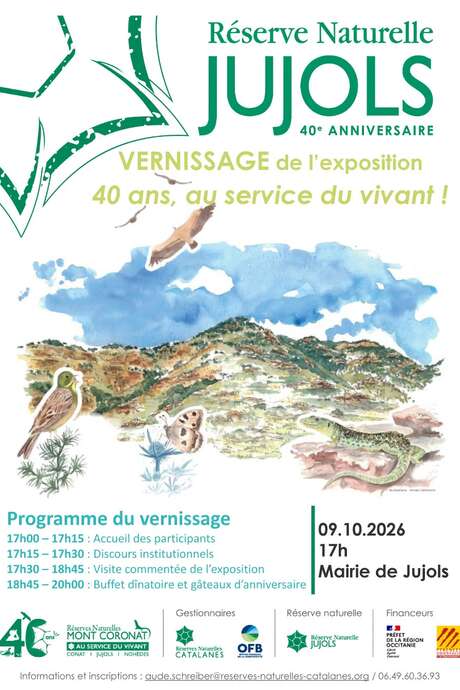 VERNISSAGE DE L'EXPOSITION 40 ANS AU SERVICE DU VIVANT