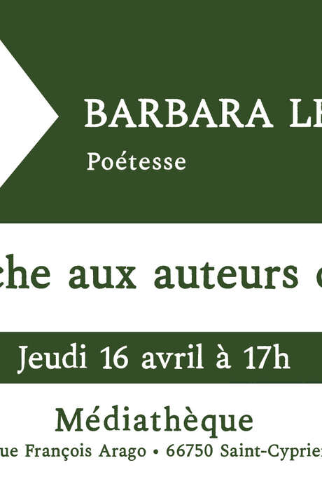 CARTE BLANCHE AUX AUTEURS CYPRIANNAIS : BARBARA LE MOËNE