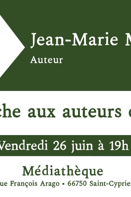CARTE BLANCHE AUX AUTEURS CYPRIANNAIS : JEAN-MARIE MARCOS