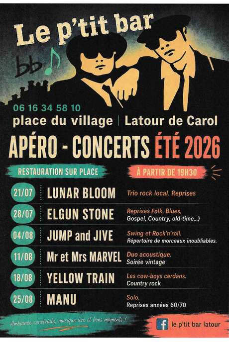 CONCERT AU P'TIT BAR - LATOUR DE CAROL