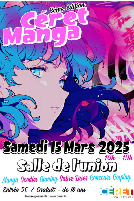 3IÈME ÉDITION DU FESTIVAL CÉRET MANGA