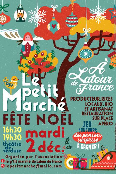 LE PETIT MARCHÉ FÊTE NOËL - LATOUR DE FRANCE
