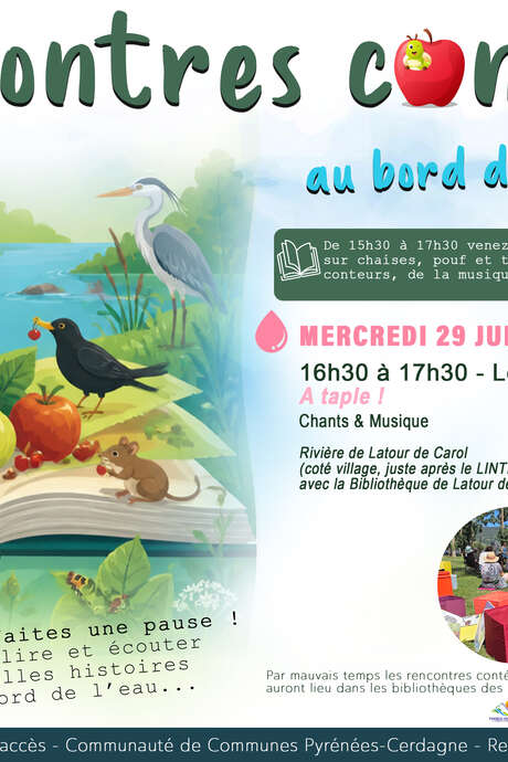 RENCONTRES CONTÉES AU BORD DE L'EAU