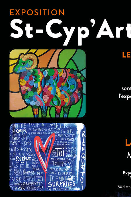 VERNISSAGE DE L'EXPOSITION ST-CYP'ART JOHANNE GAGNE & FO7