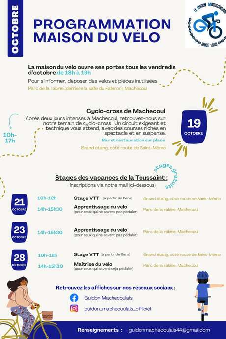 STAGE VÉLO STAGE VÉLO