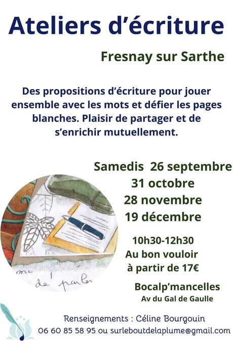 Atelier d'écriture