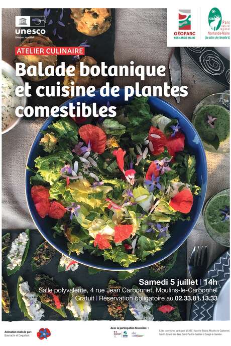 Balade botanique et cuisine de plantes comestibles Balade botanique et cuisine de plantes comestibles