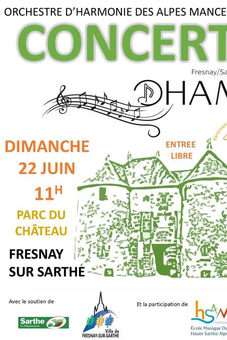 Concert de l'Orchestre d'Harmonie des Alpes Mancelles