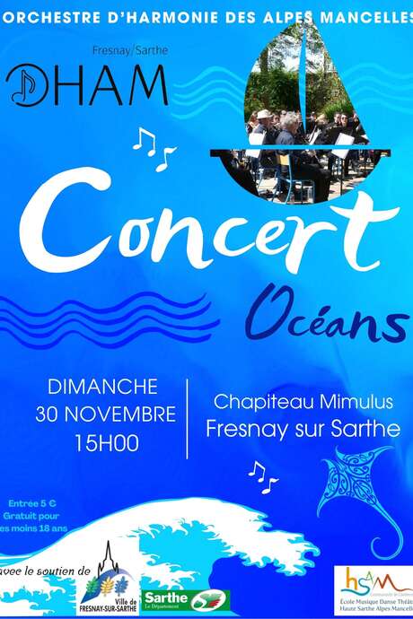 Concert de l'Orchestre d'Harmonie des Alpes Mancelles