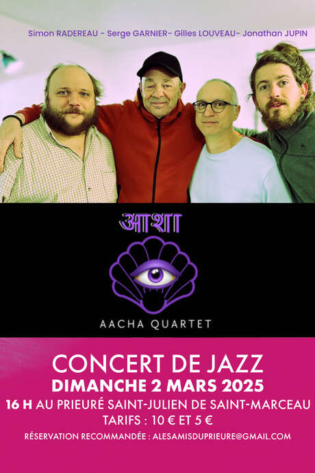 Concert de jazz avec Aacha Quartet