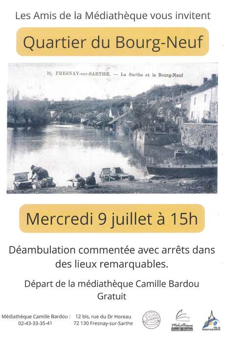 Déambulation commentée dans le Quartier du Bourgneuf