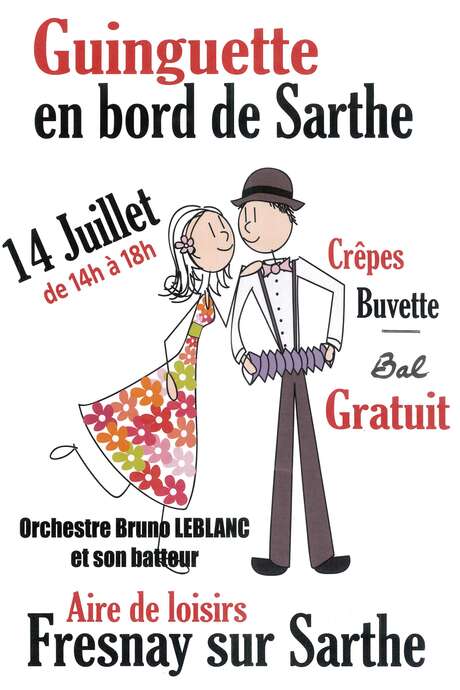 Guinguette en bord de Sarthe