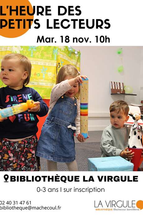 L'HEURE DES PETITS LECTEURS LA VIRGULE