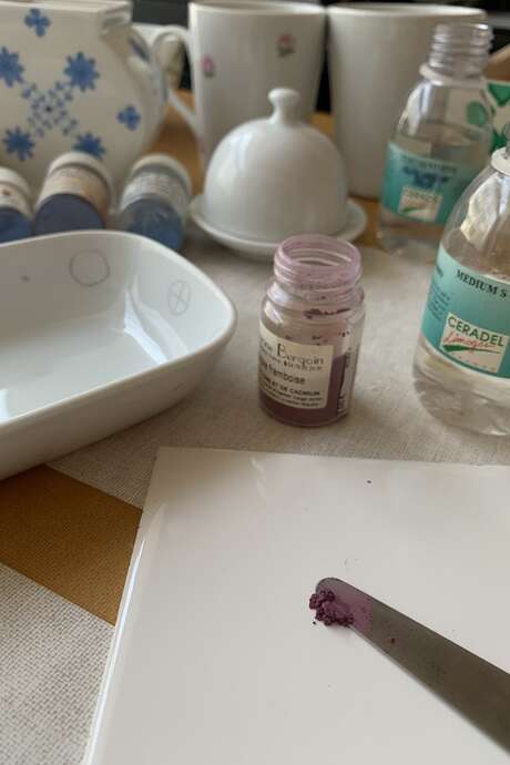Initiation au décor sur porcelaine