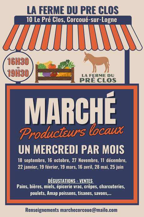 MARCHÉ DE PRODUCTEURS À LA FERME