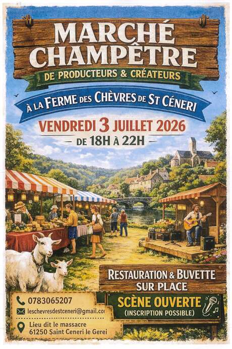 Marché champêtre de producteurs et de créateurs