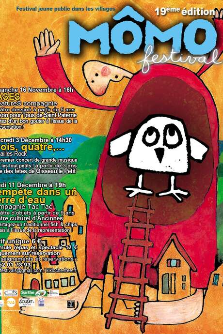 Mômo Festival : spectacle musical « Trois, Quatre, … » de Canailles Rock
