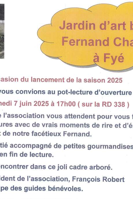 Pot-lecture pour l'ouverture de la saison