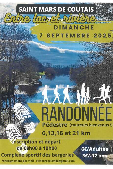 RANDONNÉE PÉDESTRE ENTRE LAC ET RIVIÉRE