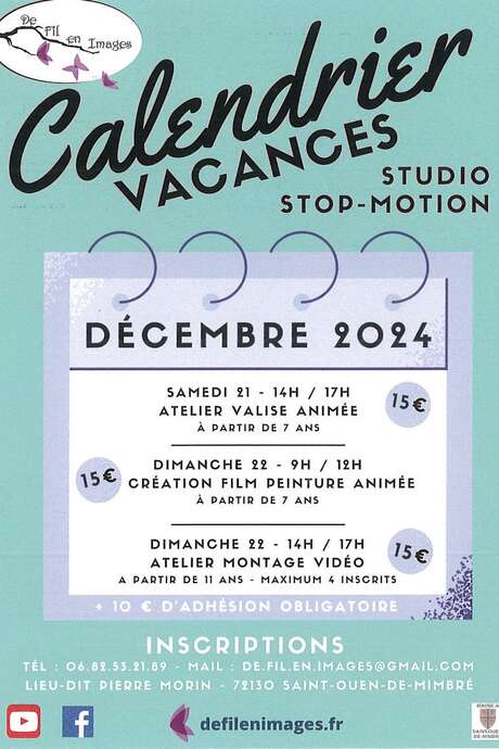 Ateliers stop-motion enfants